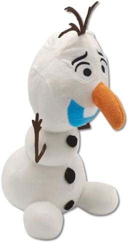 Buckle-Down Disney Dog Toy Frozen Olaf Surprised Sitting Pose Pet Toy Plush