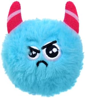 TwoEar Squeaky Ball Dog Toys for Small Dogs, Blue