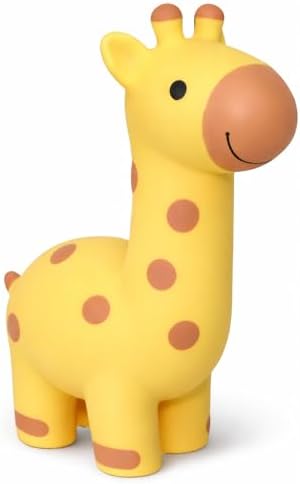 Multipet Giraffe Dog Toy | Latex Giraffe Dog Toy | Giraffes Squeaky Pet Toys | Squeaky Interactive Toys for Dogs (Yellow/Brown)