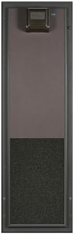 PlexiDor Performance Pet Doors Electronic Dog Door Large Bronze Door Mount
