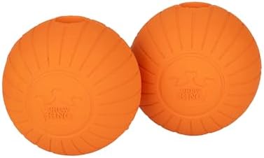 Chew King by Mammoth Bacon Flavored Dog Balls, Supreme 3" 2-Pk