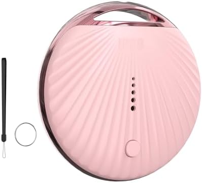 Air Tracker Tag, [MFi Certified] Smart Tag, Pet Bluetooth Tracker for Apple Find My, IP68 Waterproof,Replaceable Battery, Key Finder and Item Locator for Keys, Bags, Pets, Wallet-Pink