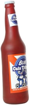 SILLY SQUEAKERS Tuffy Beer Bottle Dog Toy: Squeaky Dog Toy, Washable and Floats, Vinyl