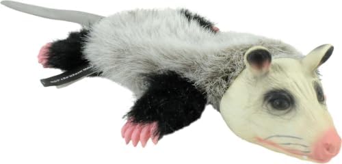 Hyper Pet Real Skinz Opossum Plush Dog Toy, Medium (Pack of 12)