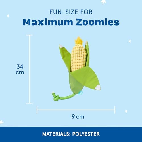 BarkBox Corn on the Slob Dog Toy - Toy for Medium Dogs