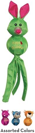 KONG Wubba Friends Ballistic Dog Toy - Durable Interactive Squeaky Toy for Dogs, Assorted Colors/Animals, Ideal for Fetch & Tug-of-War (Extra Large)