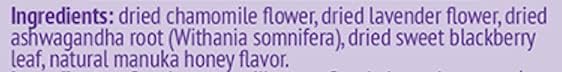 HYLEYS Calm Tea with Ashwagandha, Lavender and Honey, 150 Individually Wrapped Tea Bags (6 Pack of 25) - Caffeine Free Sleep Tea - Gluten Free Vegan & Plant Based