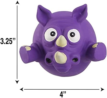 Hartz Dura Play ZooBalloons Dog Toy, 1 Count (Pack of 1), All Breed Sizes