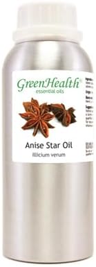 Anise Star Essential Oil - 8 fl oz (237 ml) Aluminum Bottle w/Plug and Cap - 100% Pure Essential Oil - GreenHealth