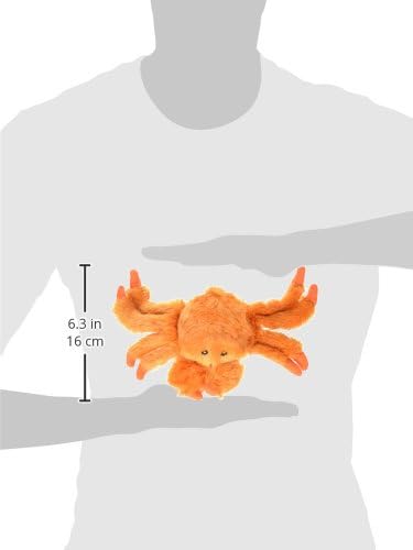 Jolly Pets Tug-A-Mal Crab Squeaky Tug Dog Toy, Small