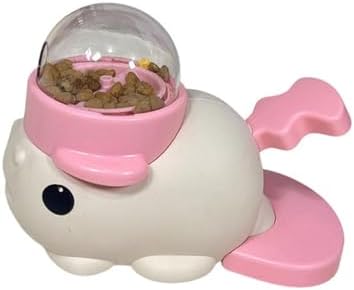 Dog Treats Dispenser Toy Fish Design Press Food Feeders Encourages Exercise and Reduces Boredom for Pet Cats Mental Pet Treats Feeders