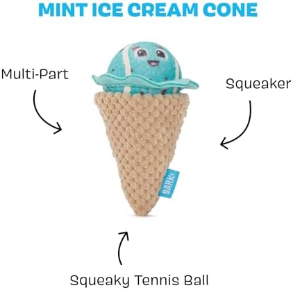 BarkBox Mint Chocolate Poop Scoop Dog Toy - 2-in-1 - for Small Dogs