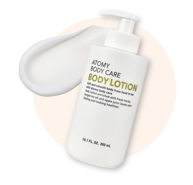 Korean Body Care Body Lotion (300ml 10.1 fl oz.) Non-Sticky Texture, Light and Refreshing