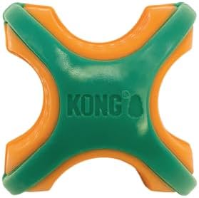 KONG Rambler Rattlez Long Lasting Fetch and Chew Assorted Toy (Rattlez X-Ball)