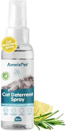 AmeizPet Cat Scratching Deterrent Spray, 1.69 fl oz (50 ml)