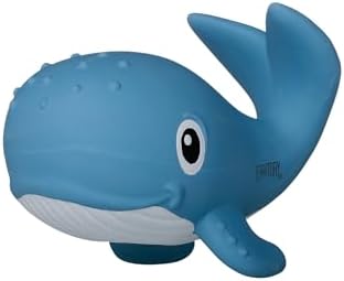 Sea Squeaker Natural Rubber Animal Dog Toy for Small Medium Large Dog Toy, Whale