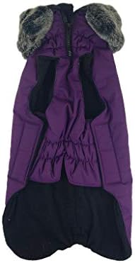 Dog Gone Smart Hemlock Puffy Dog Jacket, Indigo, 12"