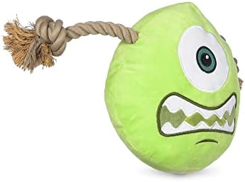 Disney for Pets Pixar Monsters Inc Mike Rope Head Dog Toy, 9 Inch