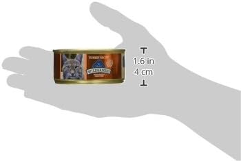 Blue Buffalo Wilderness Turkey Paté Adult Wet Cat Food, 5.5 oz, 24 ct | Real Turkey #1 Ingredients, High Protein & Grain-Free Recipes, Supports Energy for an Active Life