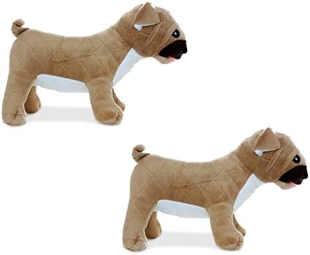 MIGHTY® 2 Pack Farm Animal: Pug Ultra Plush Dog Toys