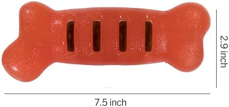 Starmark Treat Ring FlexGrip Bone Chew Toy For Large Dogs over 40 pounds