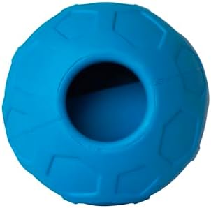 Chuckit! Tumble Teez Dog Treat Puzzle Toy, Large, Blue – Interactive Tumble‑Shaped Treat & Chew Puzzle Pod for Dogs 60–100 lb – Durable Rubber Fetch Toy with Interior Treat Chamber – Pack of 1