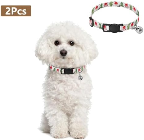 White Cranes Wings Easy to Wear Pet Collars 2 Pack Collar for Kitten