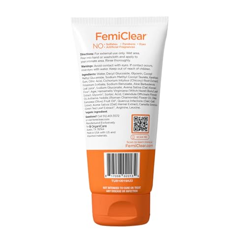 FemiClear Daily Balancing Feminine Wash, Soothing & Cleansing, 6 fl oz, Pack of 2