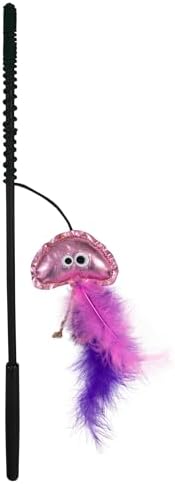 Mad Cat SAS-Sea Wand Catnip and Silvervine Teaser Cat Toy for Hunting Play