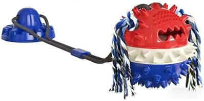 Interactive Dog Toys Mental Stimulation Flirt Poltug of War for Games, Teething Treats & Puzzle Food Dispensing Ball Cognitive Pull Pitbull Toy Keep Them Busy Ropes
