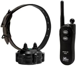 DT SYSTEMS Micro iDT Plus Waterproof 6-22" Rechargeable Expandable Dog Training E-Collar, 900-Yard Range, 16 Stimulation Levels, Vibration Assist