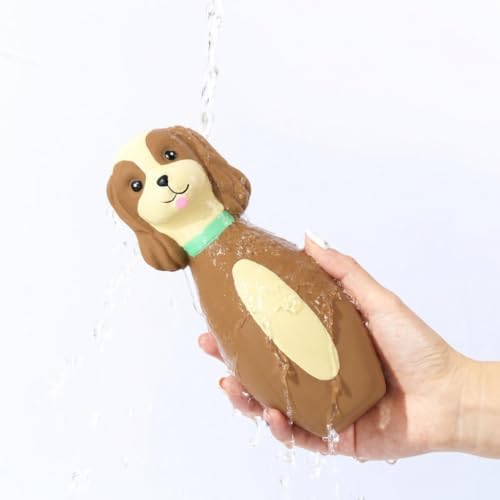 Mikivery Dog Chew Toys Tough Squeaky Latex Toy, for Aggressive Chewers