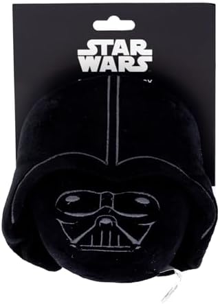 Star Wars Dog Toy, Darth Vader Helmet Black Pet Toy, Plush, 3.5" x 6"