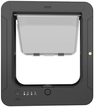 Cat Door Electronic - 4-Way Locking Pet Gate with Remote Control