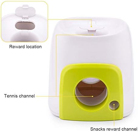 Zerone Interactive Dog Toy, Automatic Pet Treat Dispenser for Cats & Dogs - Smart Feeder with Ball Rolling Function, Training