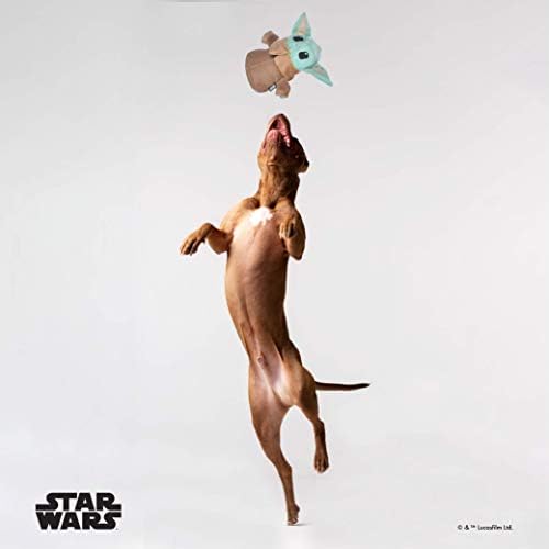 STAR WARS for Pets The Mandalorian Child Plush Figure Dog Toy, 9 Inch