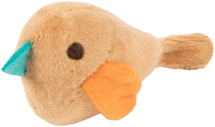 SmartyKat Chickadee Chirp Electronic Sound Cat Toy, Contains Catnip, Battery Powered - Light Brown, One Size