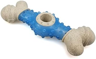 Dog Toy Bone Aggressive Chew Power Dog Bone for Aggressive Chewers, Great Toy for Your Best Friend- (1 PC) Blue Color