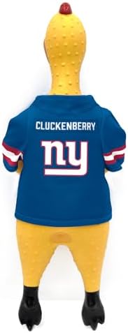 Littlearth NFL Team Rubber Chicken Pet Toy - Officially Licensed Teams