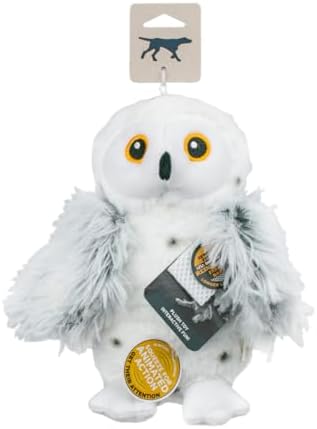 Tall Tails Plush Animated Moving Toy for Dogs, Snow Owl