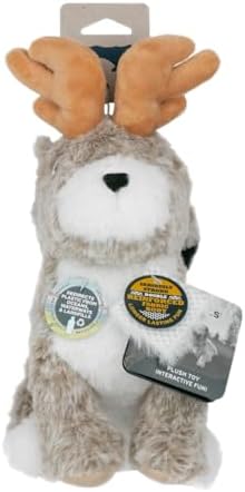 Tall Tails Jackalope Plush Animated Moving Toy for Dogs, Jackalope