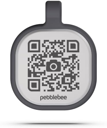 Pebblebee QR Code Dog & Cat ID Tag | Silicone | Scan-to-Return | No Battery