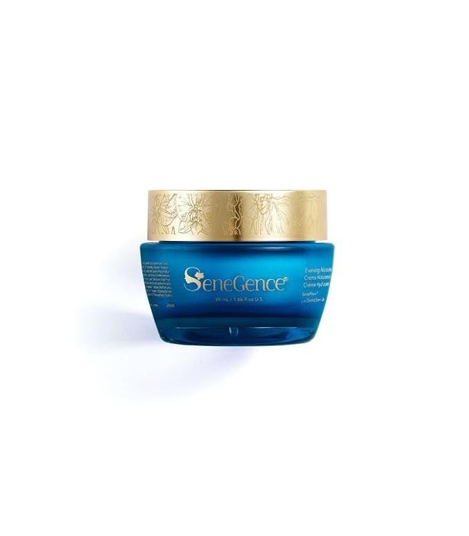 SeneGence Evening Moisturizer for Dry Skin, 1.66 Fl Oz, Ultra-Nourishing Night Cream to Hydrate, Rejuvenate, and Renew for a Radiant, Firm Appearance