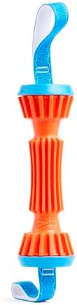 Chuckit! Rugged Bumper Fetch Stick, Medium, 13.5in, Orange and Blue