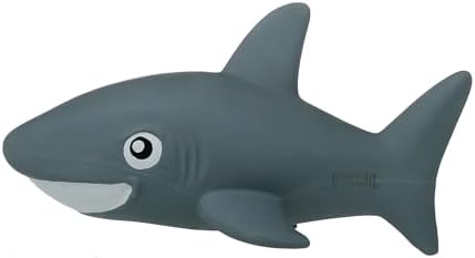 Sea Squeaker Natural Rubber Animal Dog Toy for Small Medium Large Dog Toy, Shark