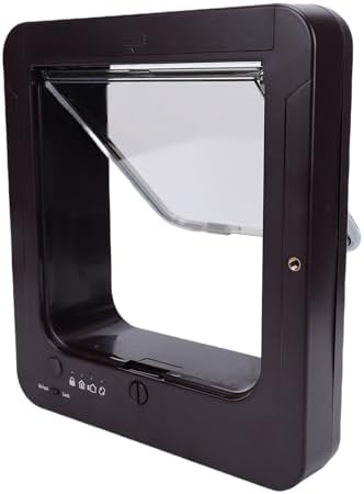 Smart Pet Door, Smart Sensor Cat Door with Remote Control and Easy Installation, for Cats and Dogs