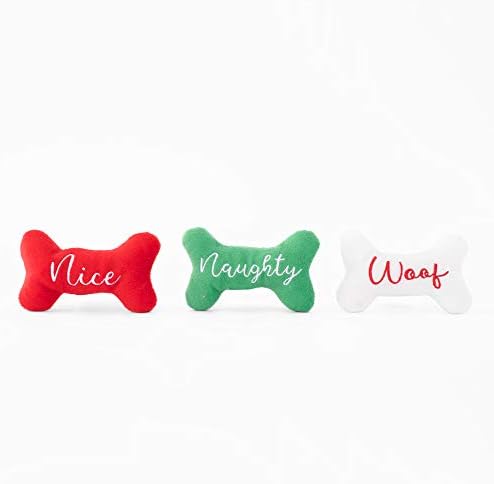 ZippyPaws Burrow Hide & Seek Plush Puzzle - Naughty/Nice Stocking