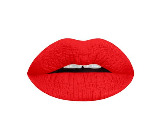Aromi Bright Red Liquid Lipstick | Vibrant Lip Color with Matte Finish, Long-lasting, Vegan, Cruelty-free, Waterproof, Gluten Free, Made in USA (Preppy Red)