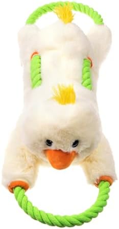 Haystackerz Plush Dog Toy - Ruff Guard Technology - Large Squeaker & Rope Design - Squeaky Dog Toys Suitable for Medium to Large Breeds - Interactive Shape for Tugging and Cuddling
