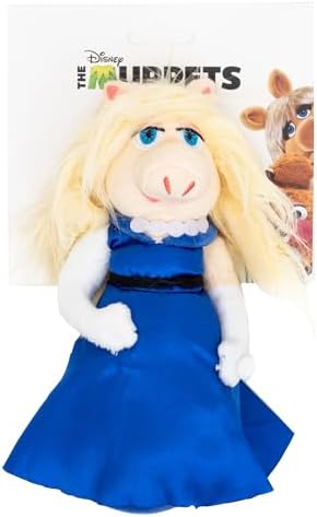 Disney Dog Toy, The Muppets Miss Piggy Blue Gown Full Body Pose, Plush